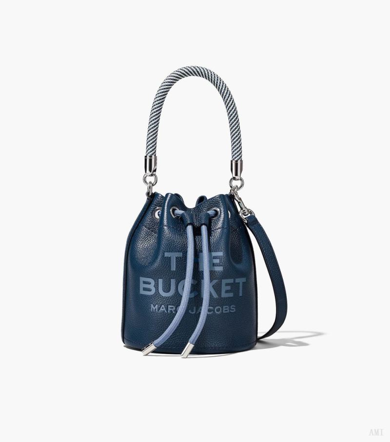 Marc Jacobs | The Leather Bucket Bag - Blue Sea