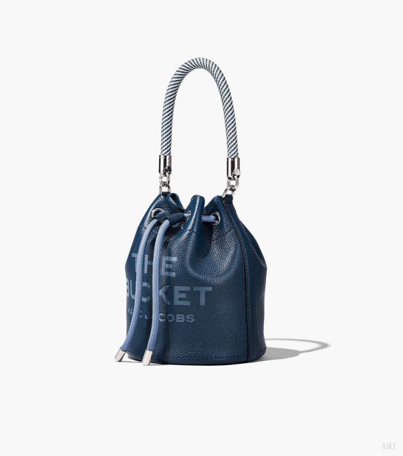 Marc Jacobs | The Leather Bucket Bag - Blue Sea