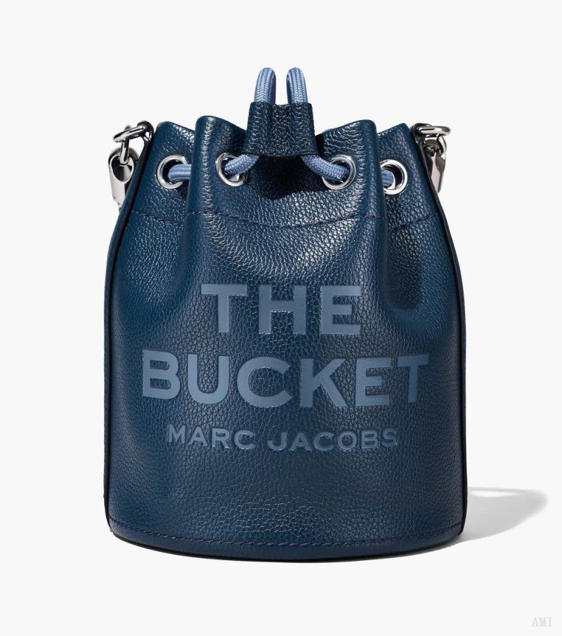 Marc Jacobs | The Leather Bucket Bag - Blue Sea