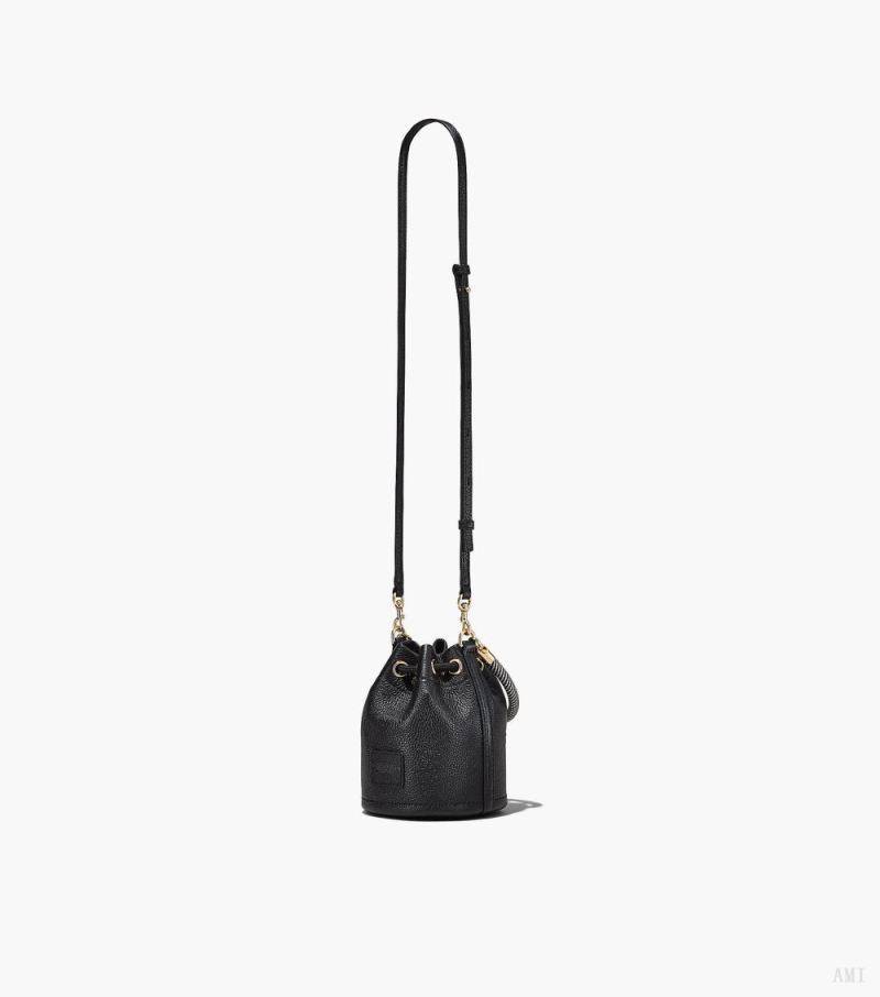 Marc Jacobs | The Leather Mini Bucket Bag - Black