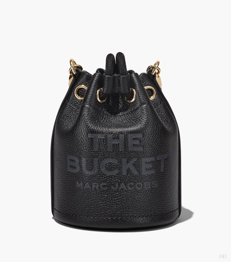 Marc Jacobs | The Leather Mini Bucket Bag - Black