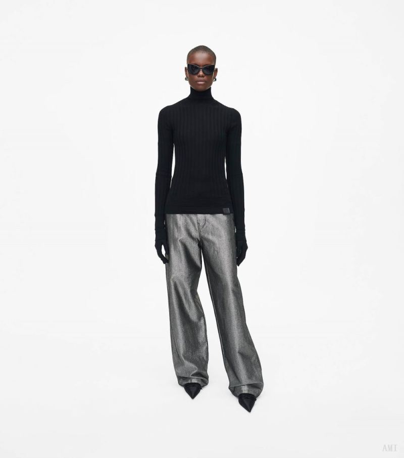 Marc Jacobs | The Lightweight Ribbed Turtleneck - Black