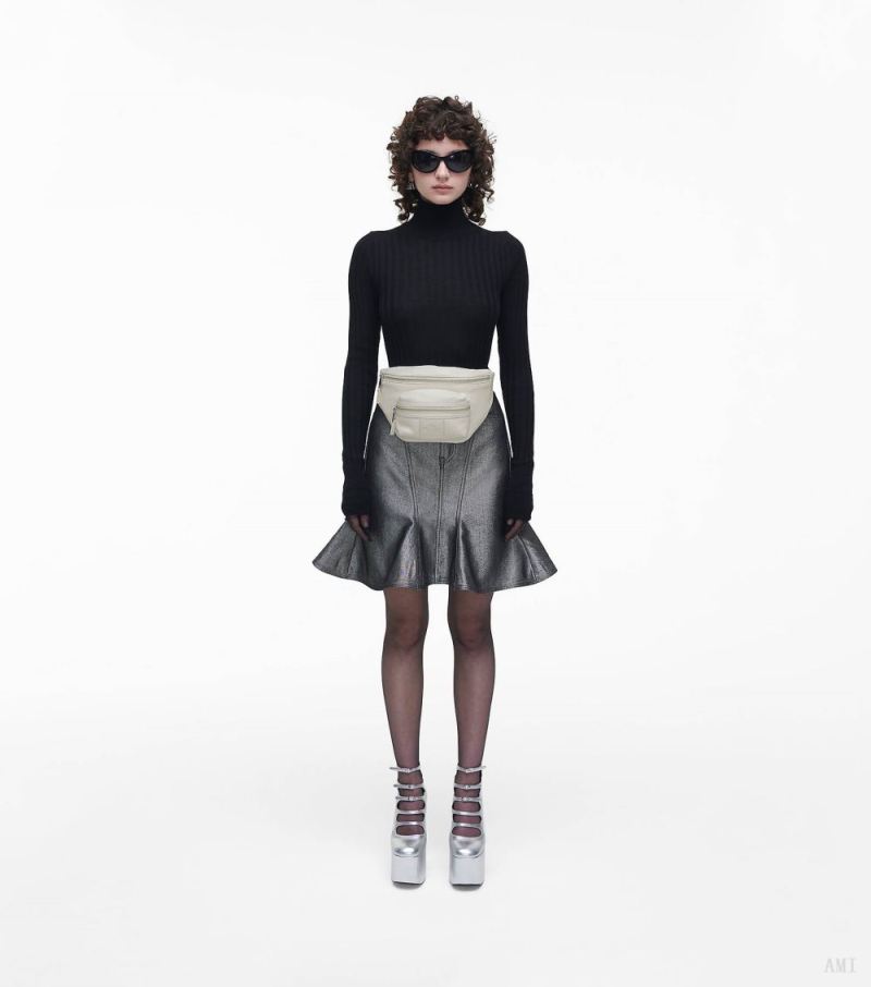 Marc Jacobs | The Leather Belt Bag - Cotton/Silver