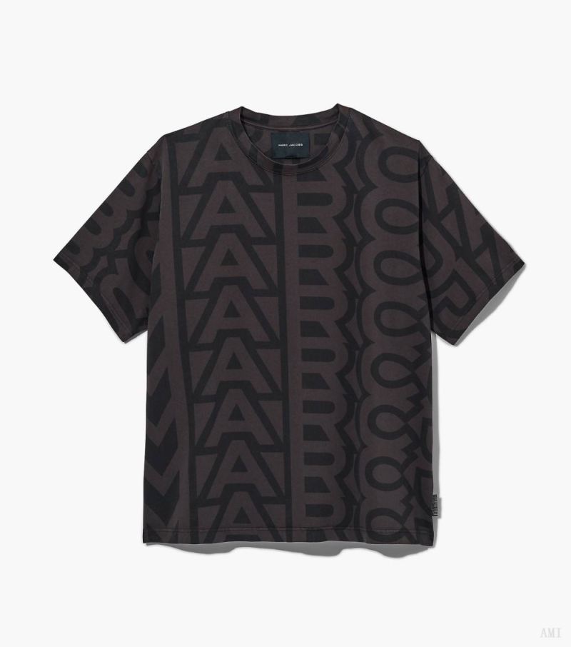 Marc Jacobs | The Monogram Big T-Shirt - Black/Charcoal