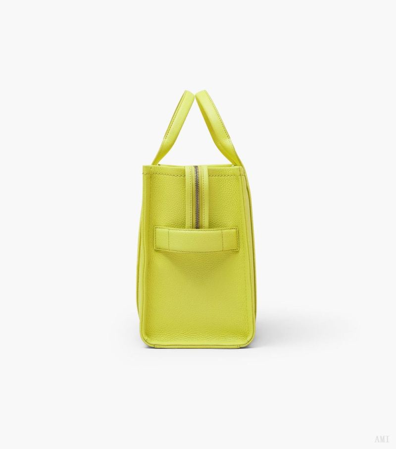 Marc Jacobs | The Leather Medium Tote Bag - Limoncello