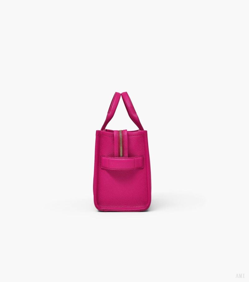 Marc Jacobs | The Leather Small Tote Bag - Lipstick Pink