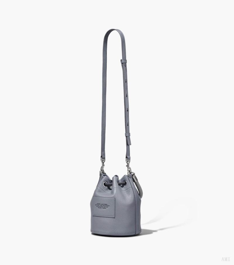 Marc Jacobs | The Leather Bucket Bag - Wolf Grey