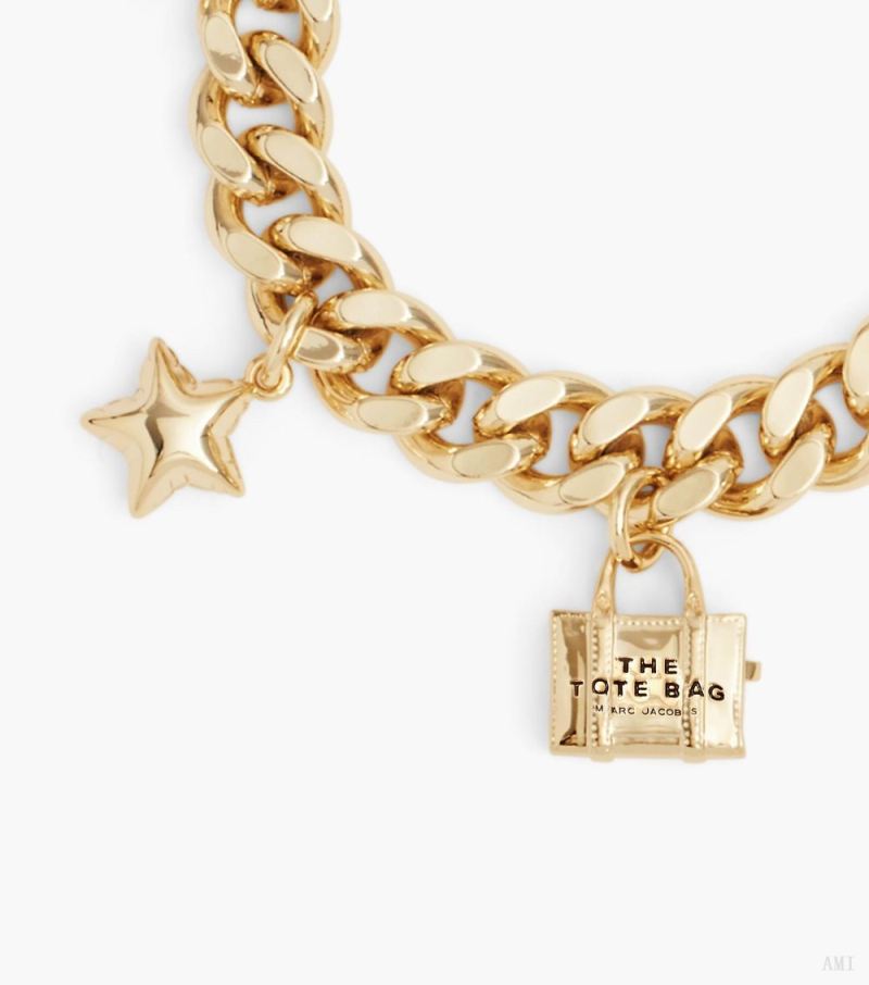 Marc Jacobs | The Mini Icon Charm Bracelet - Light Antique Gold