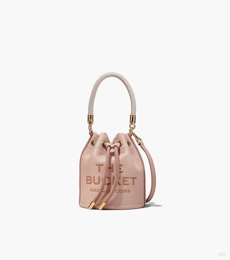 Marc Jacobs | The Leather Mini Bucket Bag - Rose - Click Image to Close