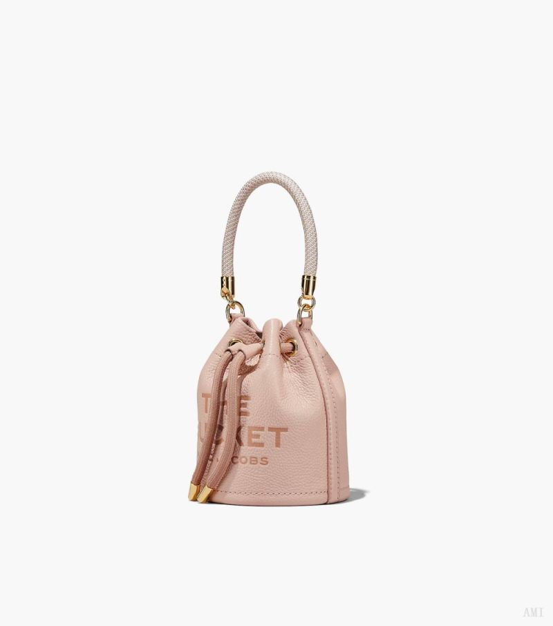 Marc Jacobs | The Leather Mini Bucket Bag - Rose