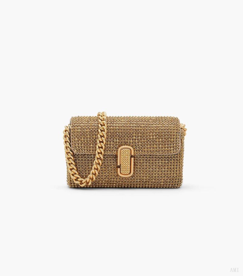 Marc Jacobs | The Rhinestone J Marc Mini Shoulder Bag - Gold