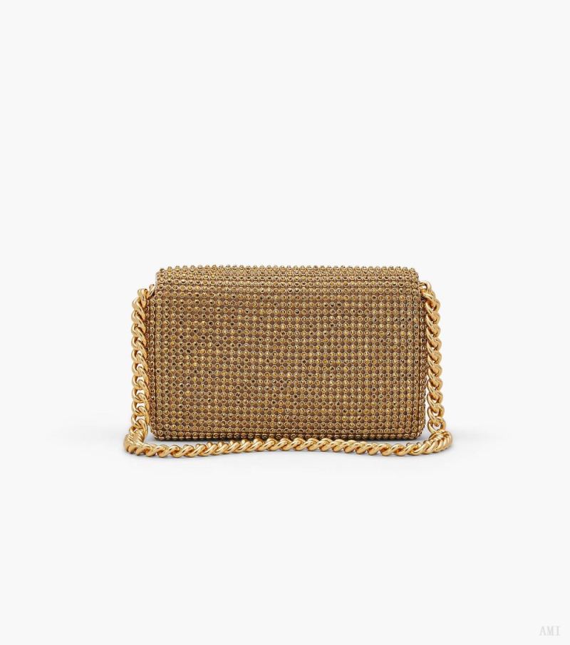 Marc Jacobs | The Rhinestone J Marc Mini Shoulder Bag - Gold