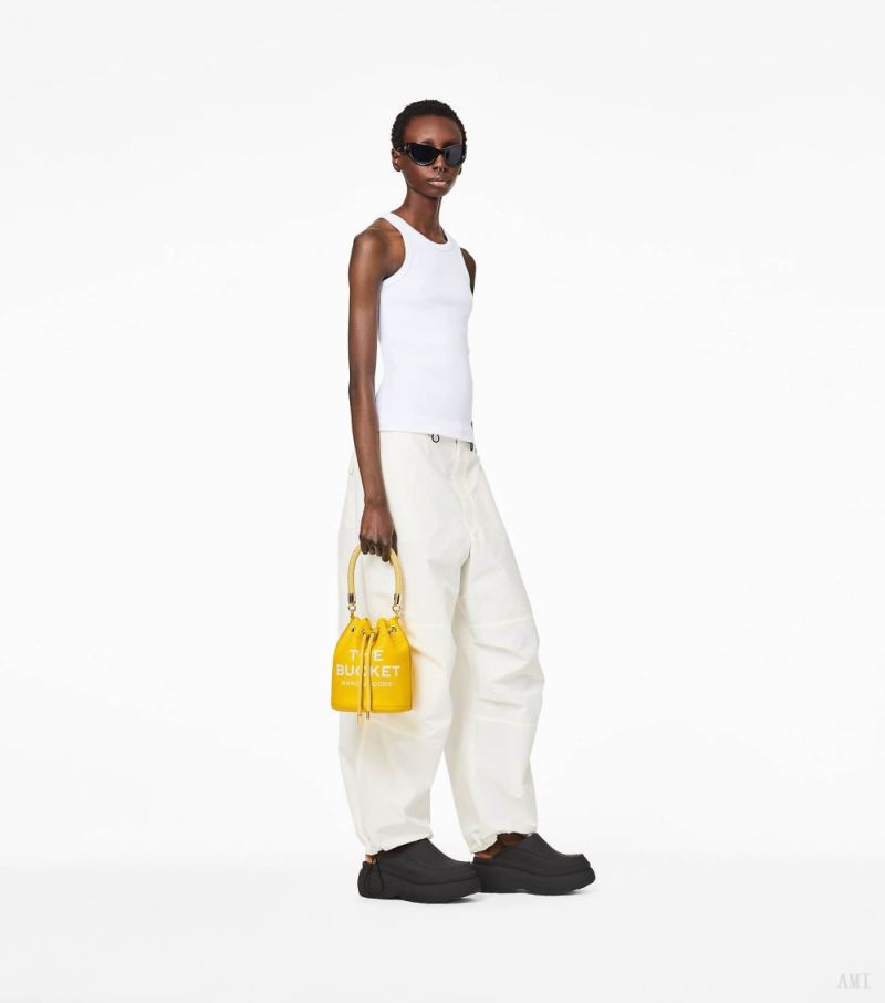 Marc Jacobs | The Leather Bucket Bag - Sun