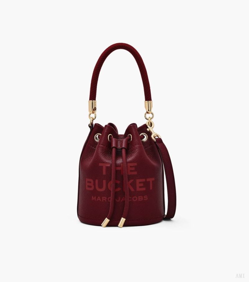 Marc Jacobs | The Leather Bucket Bag - Cherry