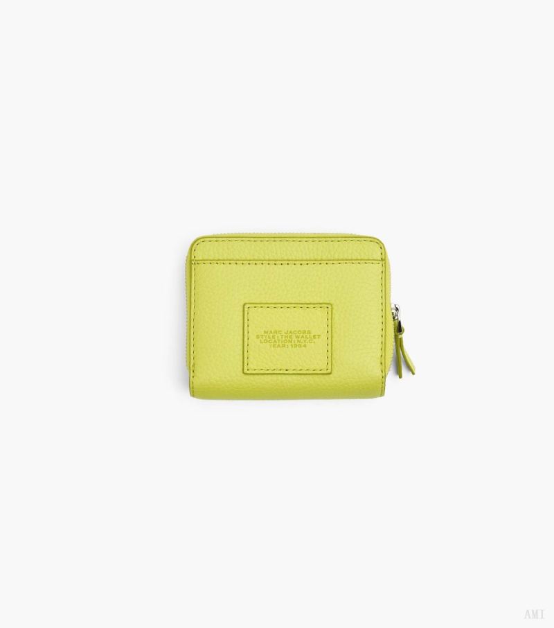 Marc Jacobs | The Leather Mini Compact Wallet - Limoncello