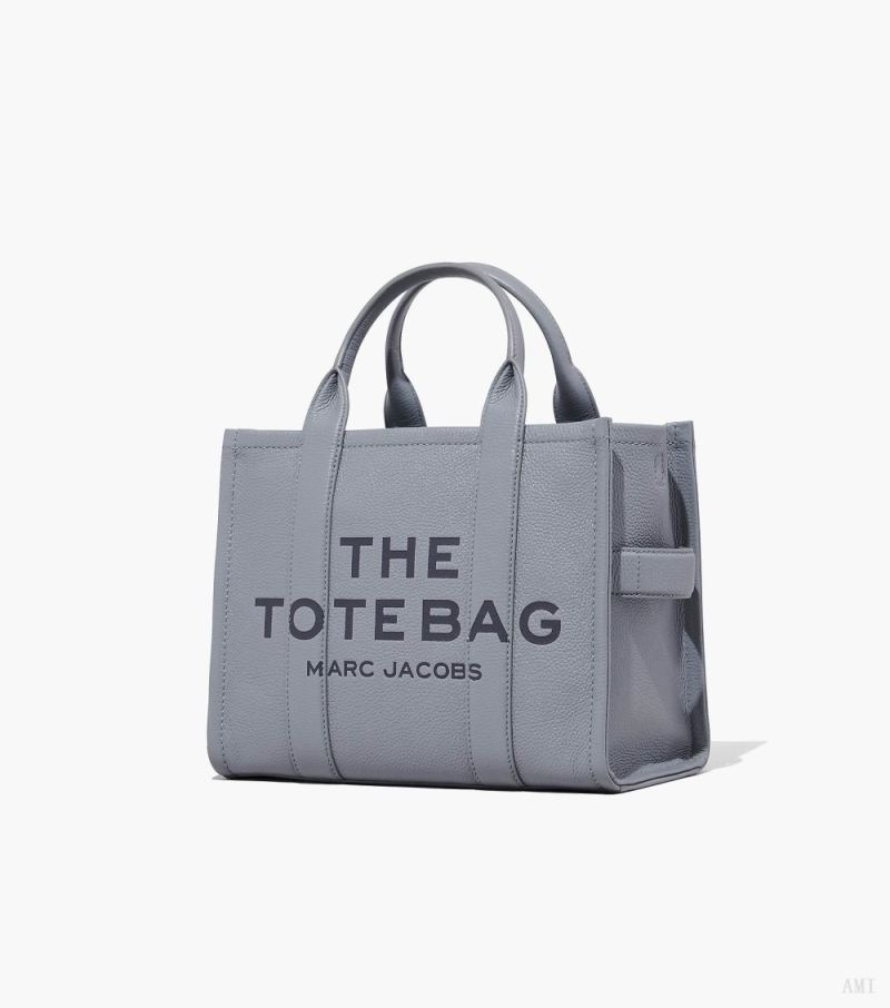 Marc Jacobs | The Leather Medium Tote Bag - Wolf Grey