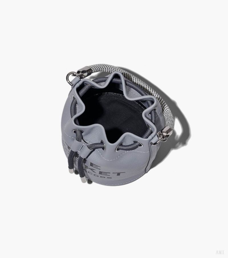 Marc Jacobs | The Leather Bucket Bag - Wolf Grey