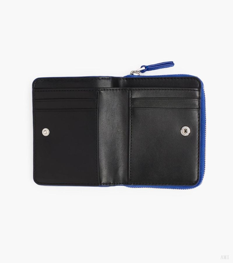 Marc Jacobs | The Leather Mini Compact Wallet - Cobalt