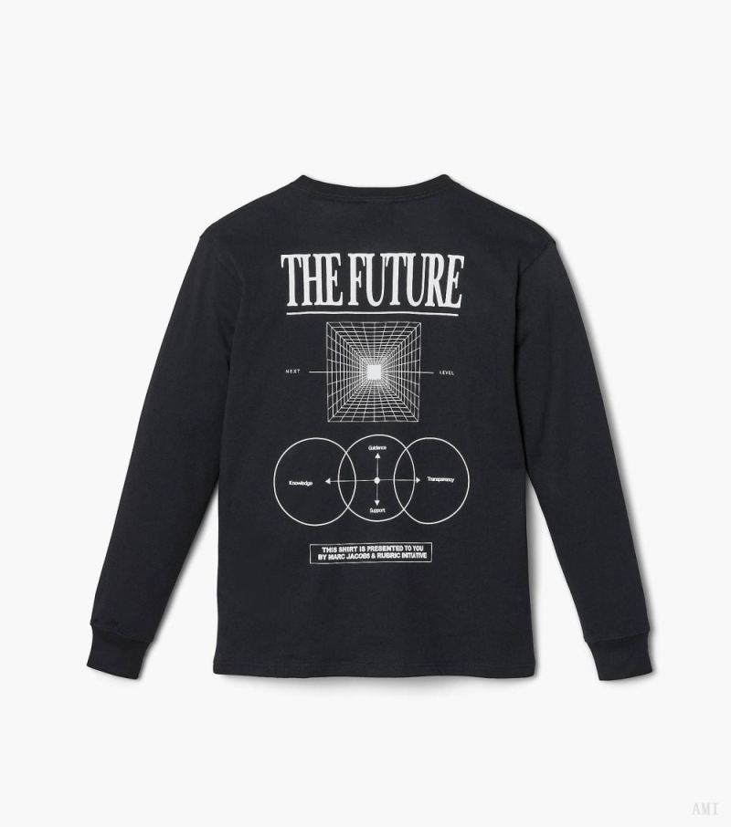 Marc Jacobs | Rubric Initiative Long Sleeve Tee - Black