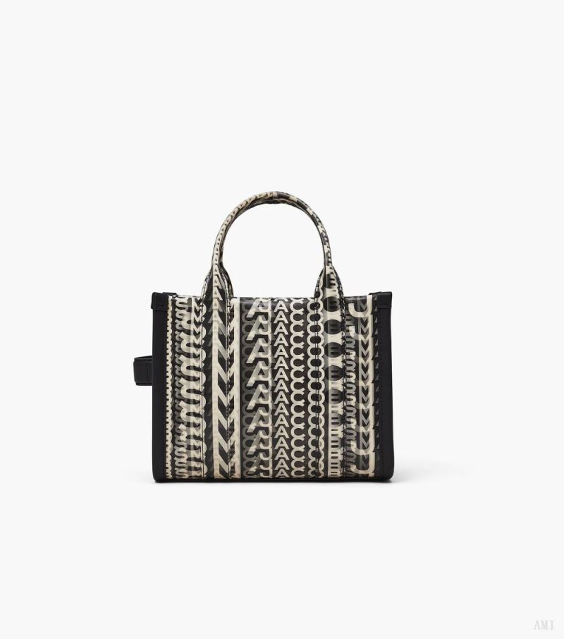 Marc Jacobs | The Monogram Lenticular Small Tote Bag - Black/White