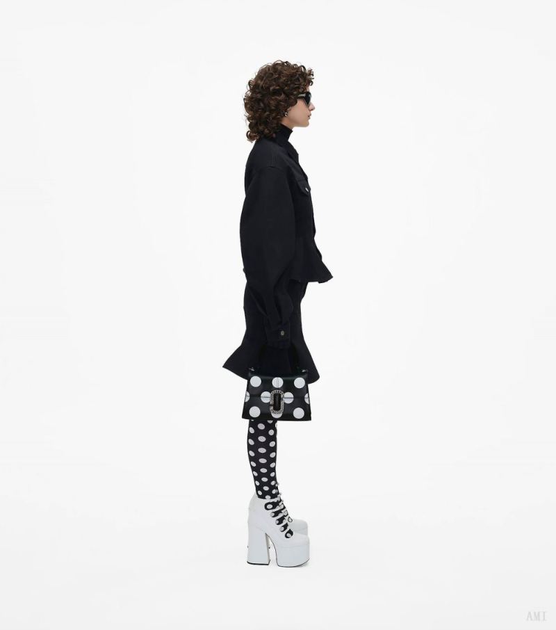 Marc Jacobs | The Spots St. Marc Top Handle - Black/White