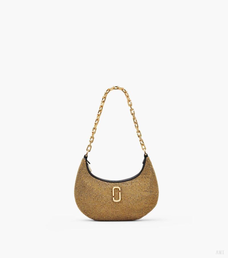 Marc Jacobs | The Rhinestone Curve Bag - Gold