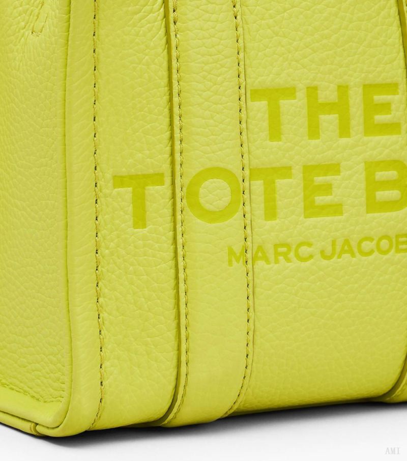 Marc Jacobs | The Leather Mini Tote Bag - Limoncello