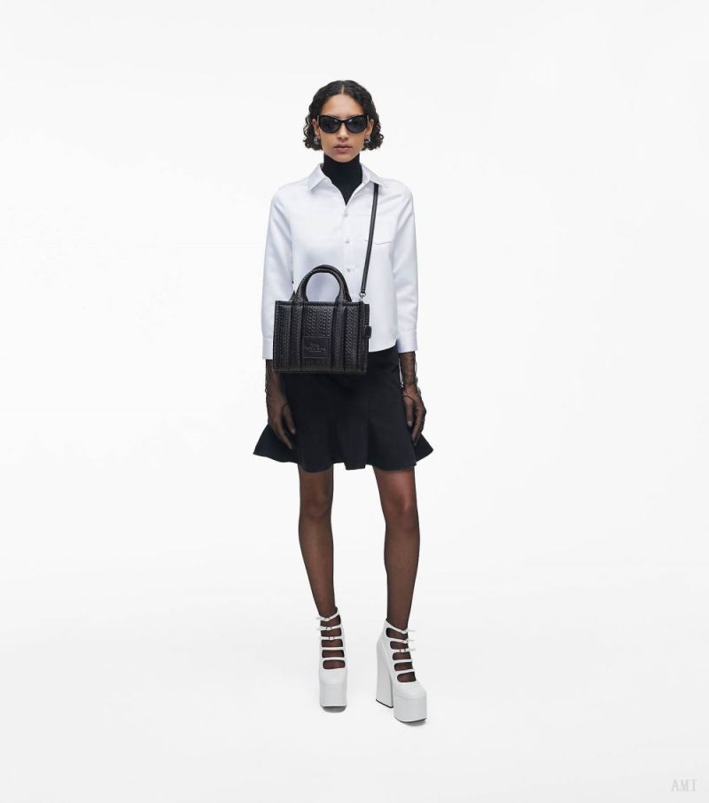 Marc Jacobs | The Monogram Debossed Small Tote Bag - Black