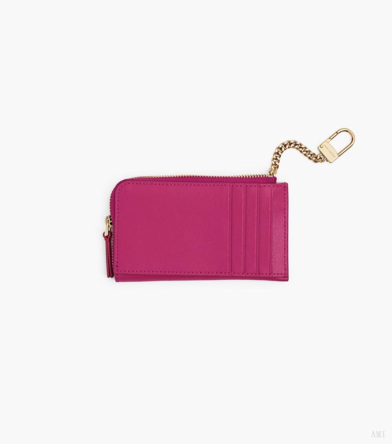 Marc Jacobs | The J Marc Top Zip Multi Wallet - Lipstick Pink