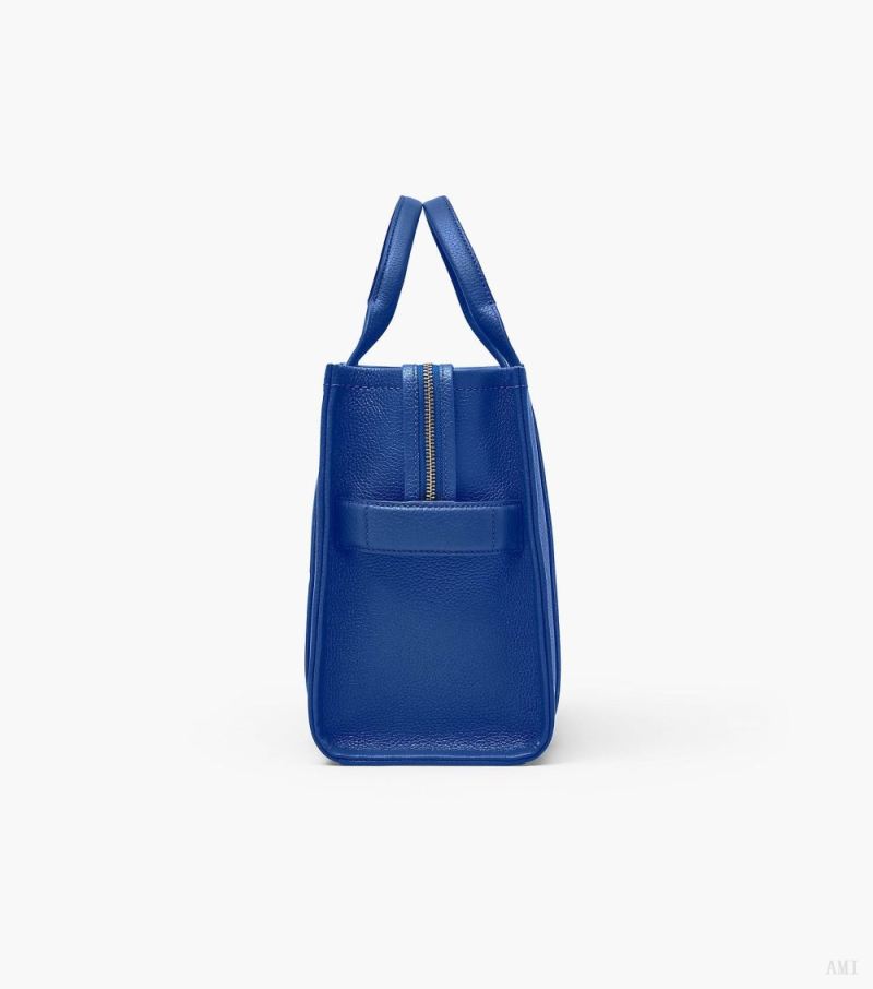 Marc Jacobs | The Leather Medium Tote Bag - Cobalt