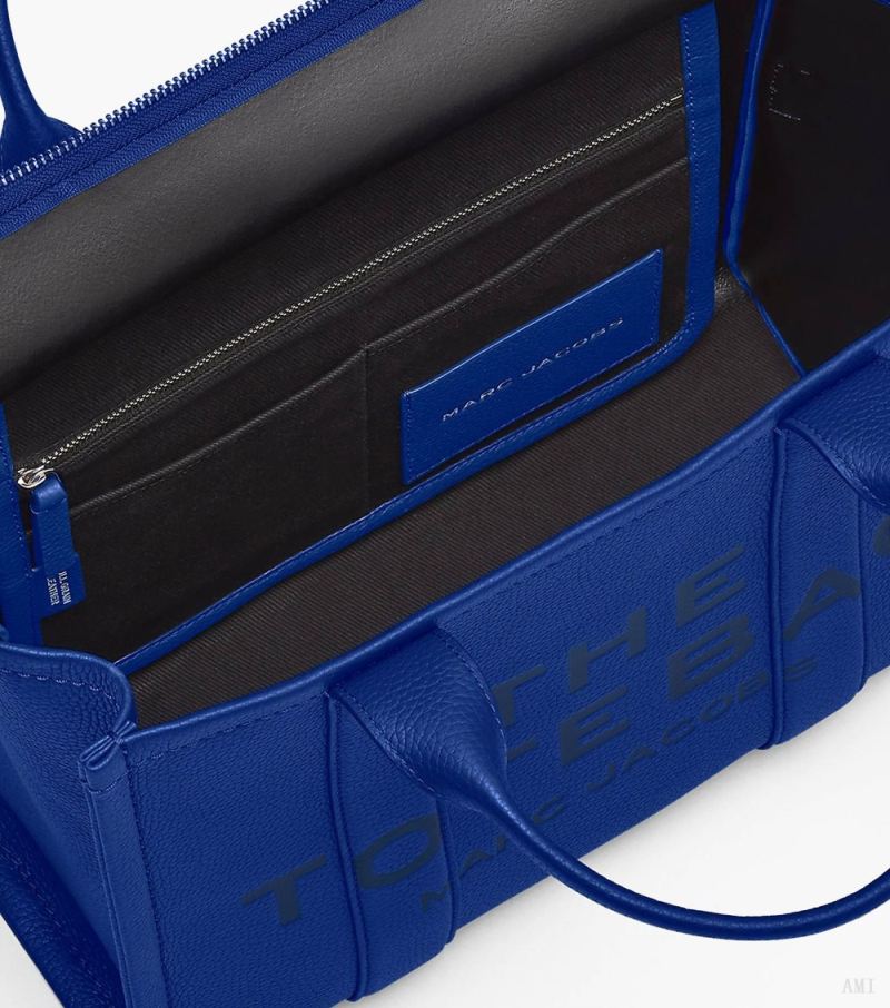 Marc Jacobs | The Leather Medium Tote Bag - Cobalt