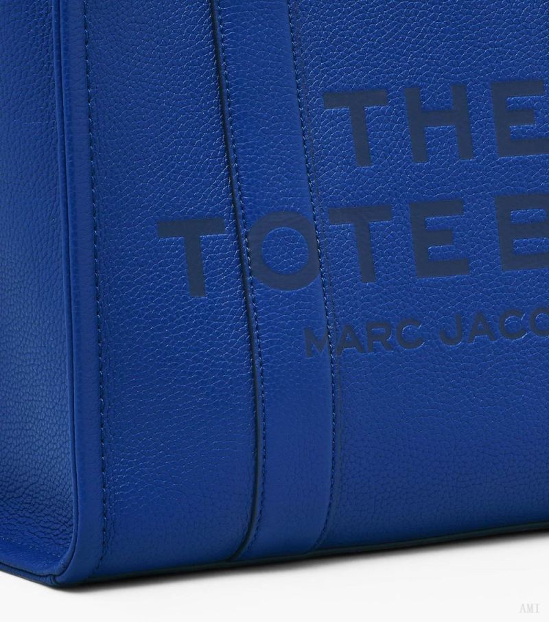 Marc Jacobs | The Leather Medium Tote Bag - Cobalt