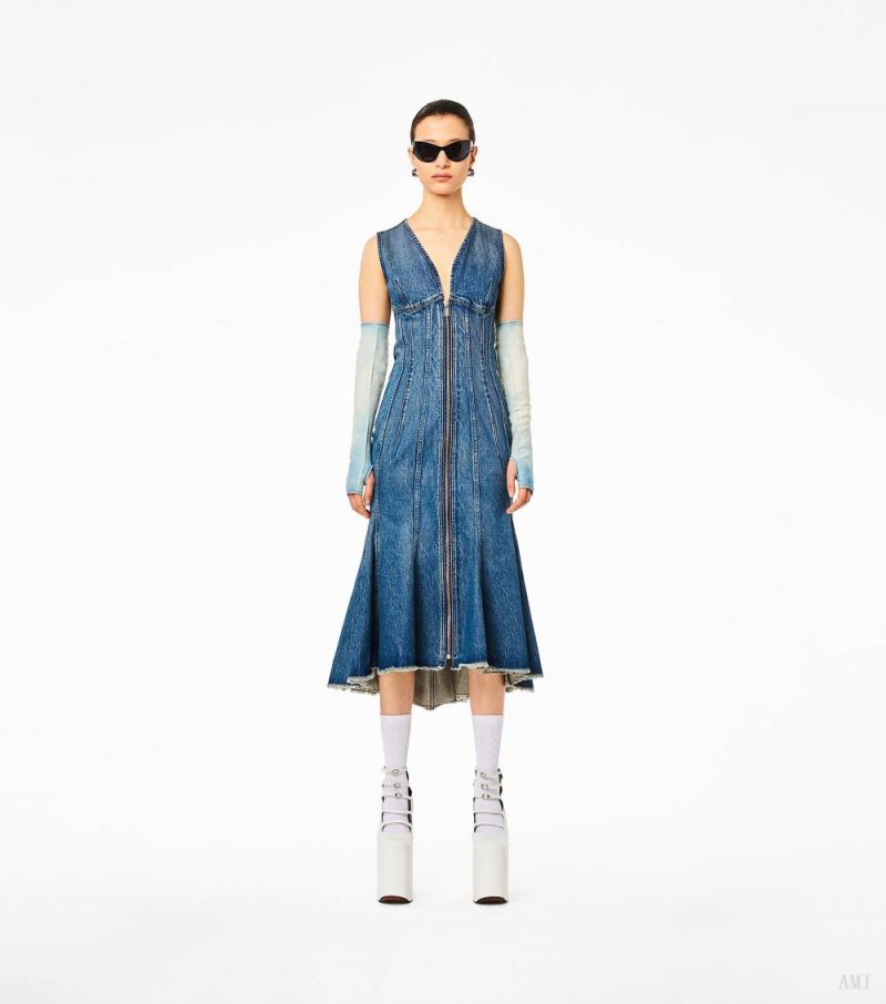 Marc Jacobs | The Wave Denim Dress - Swell Denim