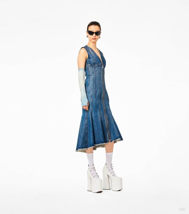 Marc Jacobs | The Wave Denim Dress - Swell Denim