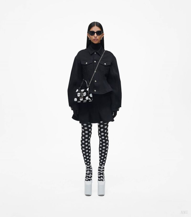 Marc Jacobs | The Spots St. Marc Mini Top Handle - Black/White