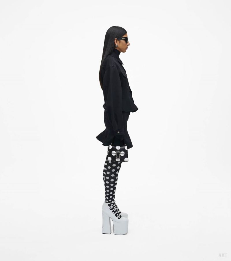 Marc Jacobs | The Spots St. Marc Mini Top Handle - Black/White