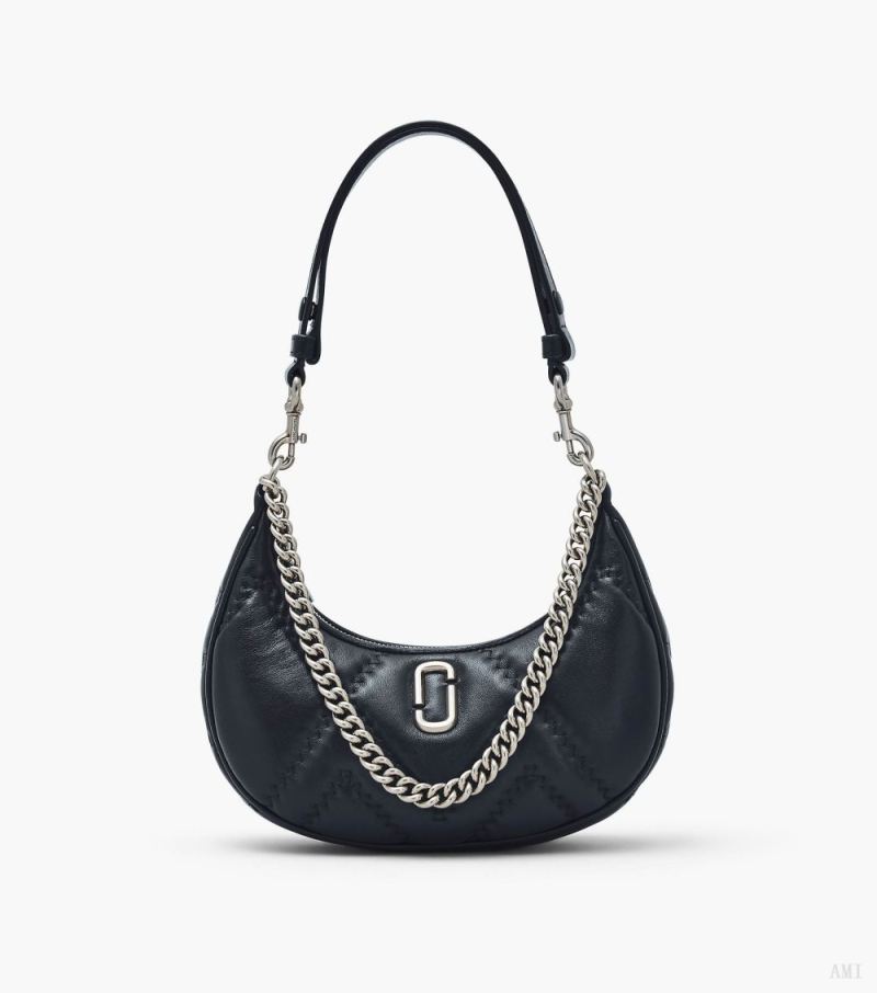 Marc Jacobs | The Quilted Leather Curve Bag - Black