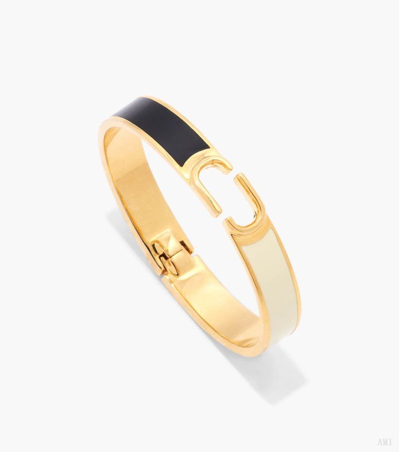 Marc Jacobs | Hinge Bangle - Black/Gold