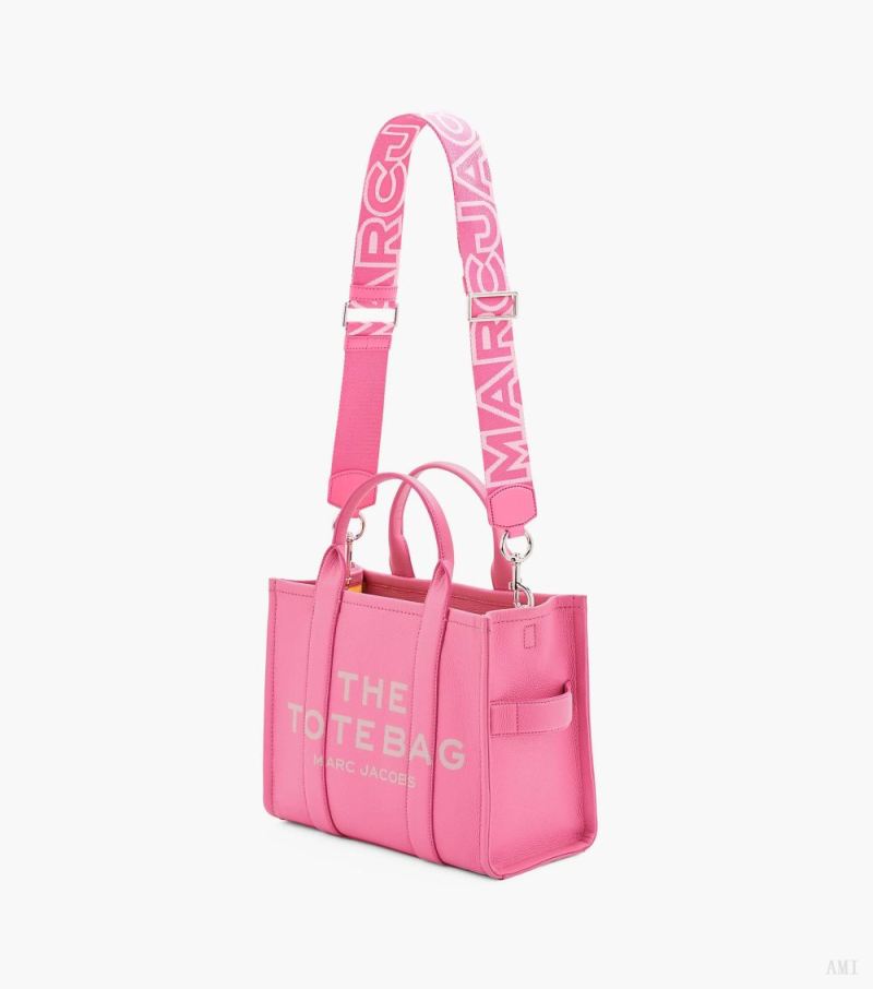 Marc Jacobs | The Outline Logo Webbing Strap - Petal Pink