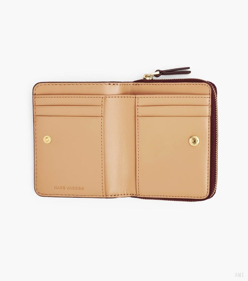 Marc Jacobs | The Leather Mini Compact Wallet - Cherry