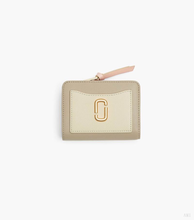 Marc Jacobs | The Utility Snapshot Mini Compact Wallet - Khaki Multi - Click Image to Close