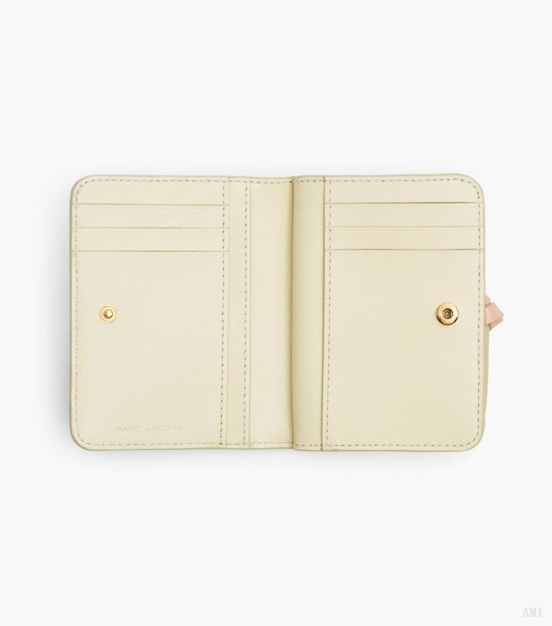 Marc Jacobs | The Utility Snapshot Mini Compact Wallet - Khaki Multi