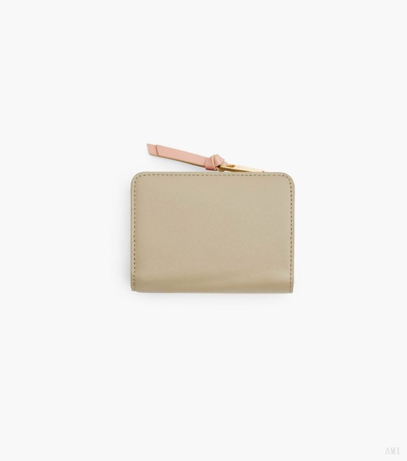 Marc Jacobs | The Utility Snapshot Mini Compact Wallet - Khaki Multi