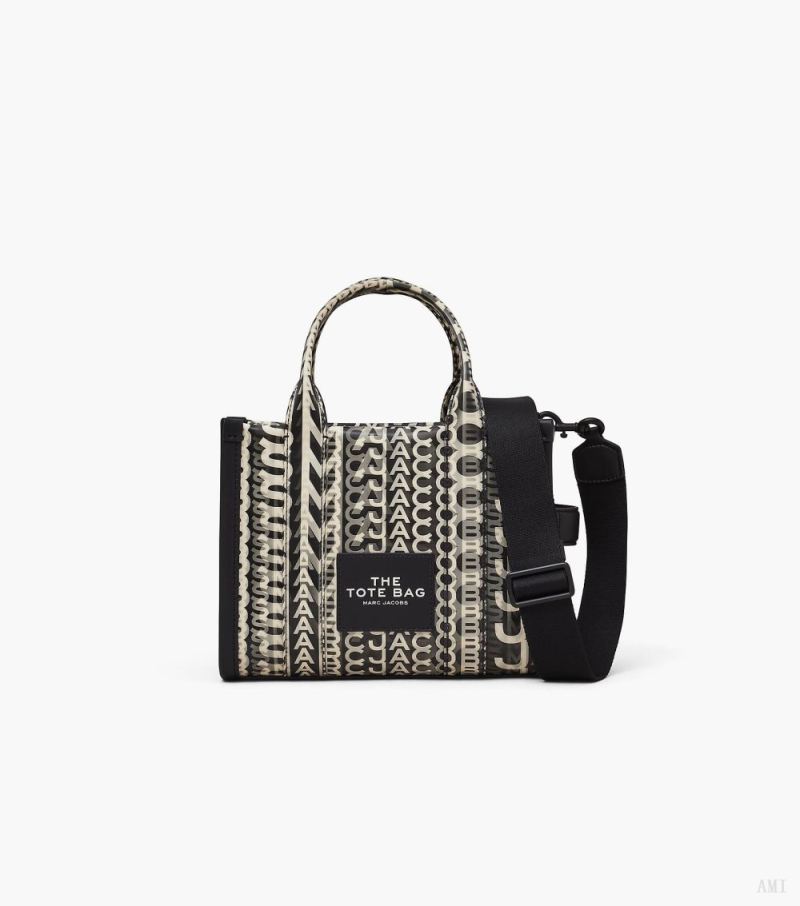 Marc Jacobs | The Monogram Lenticular Small Tote Bag - Black/White