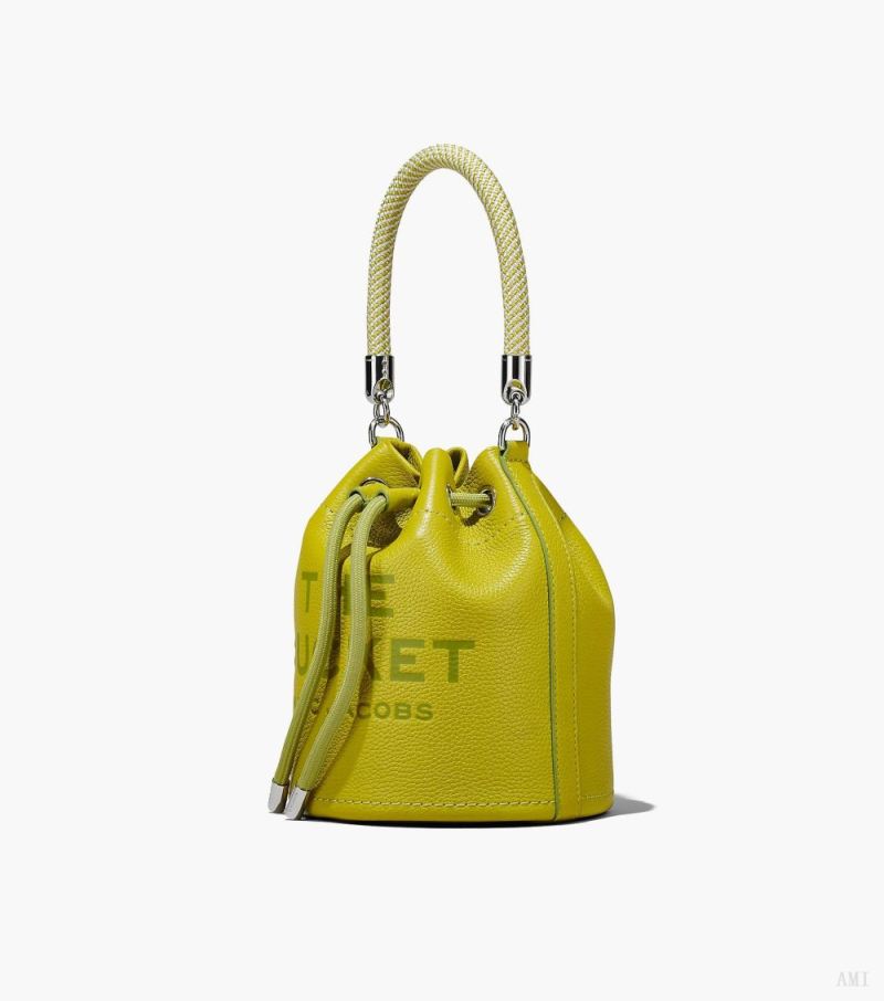 Marc Jacobs | The Leather Bucket Bag - Citronelle