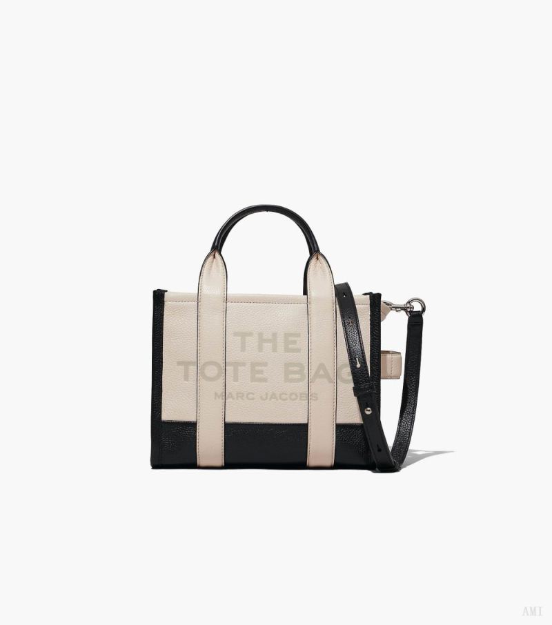 Marc Jacobs | The Colorblock Small Tote Bag - Ivory Multi - Click Image to Close