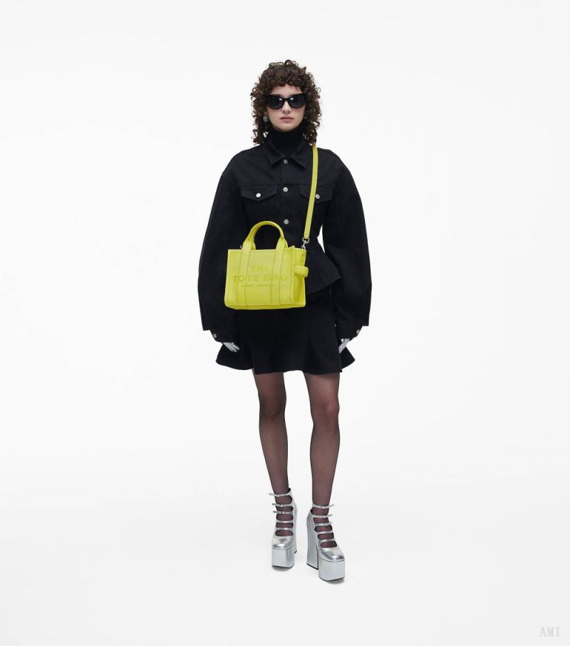 Marc Jacobs | The Leather Small Tote Bag - Limoncello