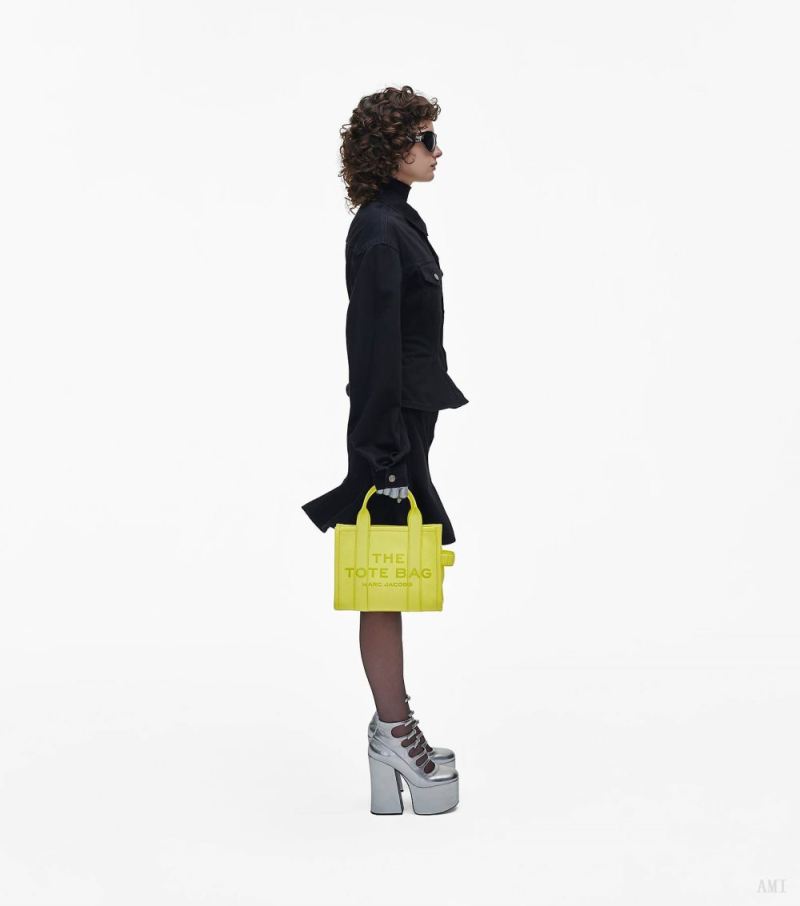 Marc Jacobs | The Leather Small Tote Bag - Limoncello