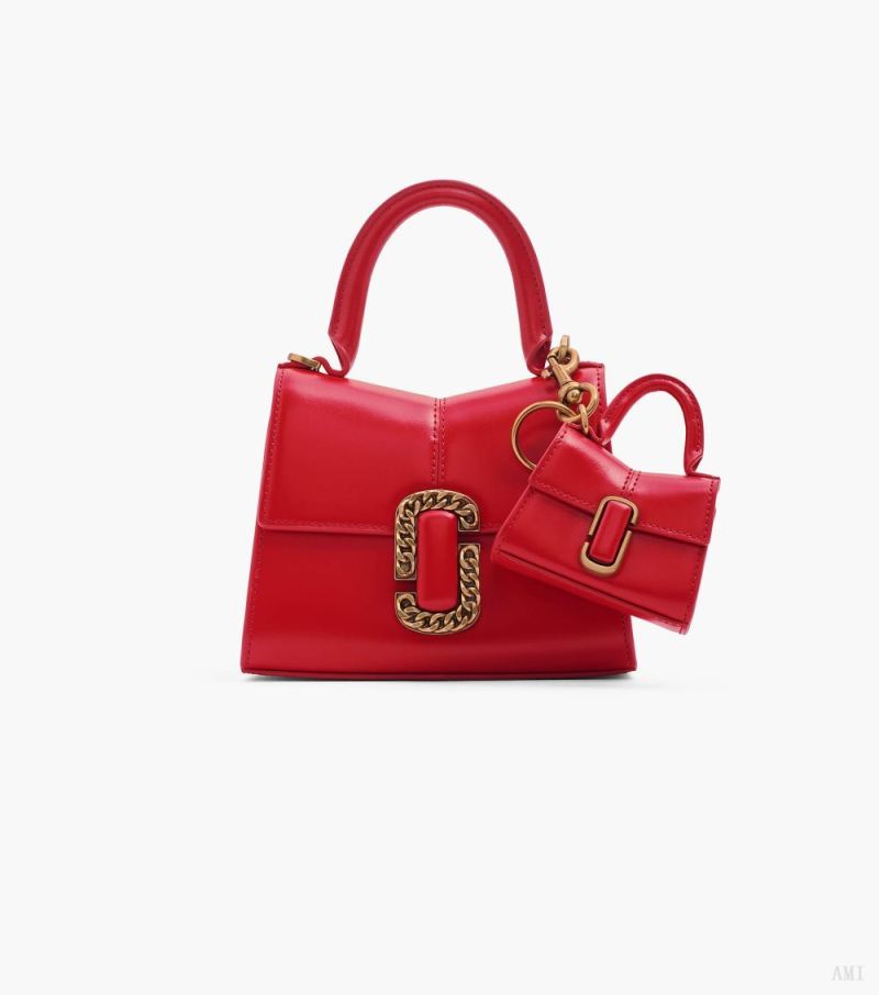 Marc Jacobs | The Nano St. Marc Top Handle Charm - True Red