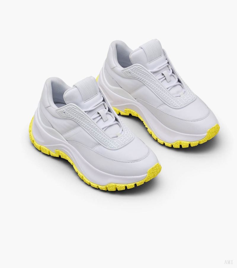 Marc Jacobs | The Lazy Runner - White/Yellow - Click Image to Close